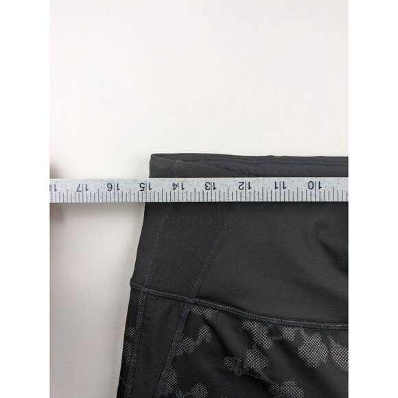 Athleta Reflective Floral Black Leggings Large - Picture 3 of 12